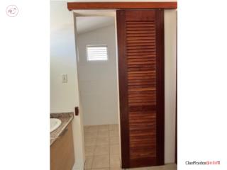 Puerta Madera Barn Corrediza con Riel Arriba, Puerto Rico