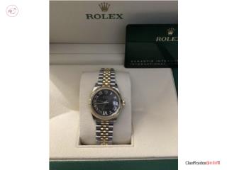Rolex Datejust 31 Gris oscuro y amarillo 2023