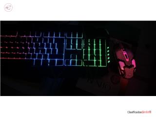 Keyboard con Luces USB, Puerto Rico