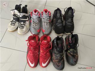 Lebron james varios estilos size 9 , Puerto Rico
