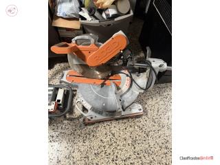 Sierra circular ridgid con su banco, Puerto Rico