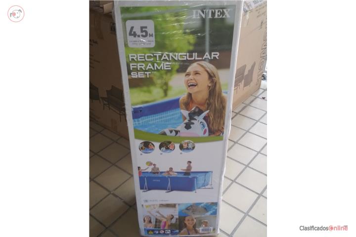 PISCINA INTEX 4.5M RECTANGULAR NUEVO!!!, Puerto Rico