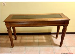 Mesa Consolation de Madera Nogal