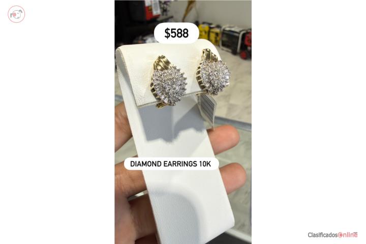 PANTALLAS CON DIAMANTE 10K , Puerto Rico