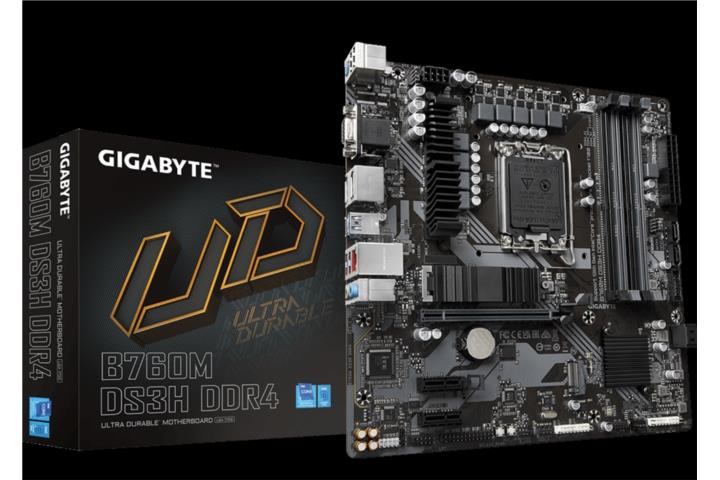 MotherboarB760M DS3H DDR4 Intel LGA 1700 mATX, Puerto Rico