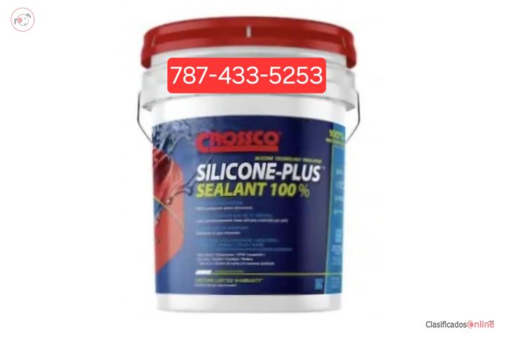 POTENTE SELLADOR CROSSCO 100% SILICONE PLUS , Puerto Rico
