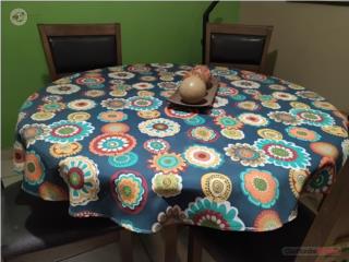  Mesa redonda y sillas 4 con Sofa y loveseat, Puerto Rico