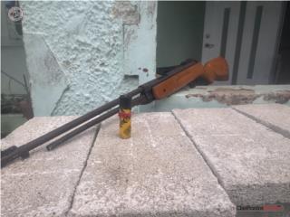 Rifle de perdigón de caoba 