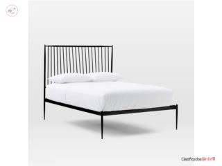 West Elm Cama Stella Metal - Negro - King Siz, Puerto Rico