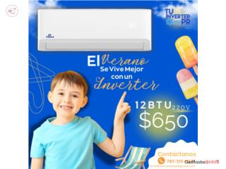 Aire Acondicionado Inverter 12btu 220v Nuevo, Puerto Rico