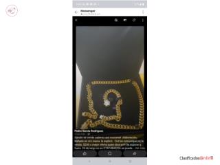 Se vende cadena baño oro con su caja nueva