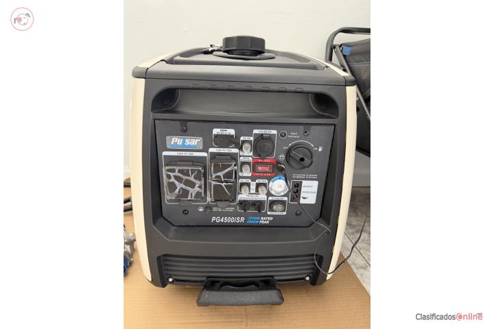 Generador Inverter Pulsar 4,500W arranque rem, Puerto Rico