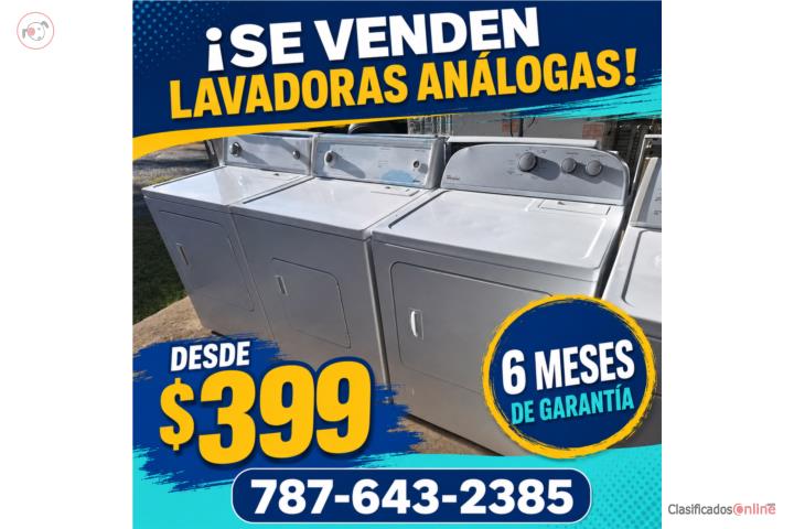 LAVADORAS ANALOGAS, Puerto Rico