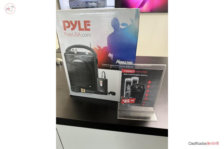 PyleProPWMA200 Amplificador Portátil Wireless, Puerto Rico