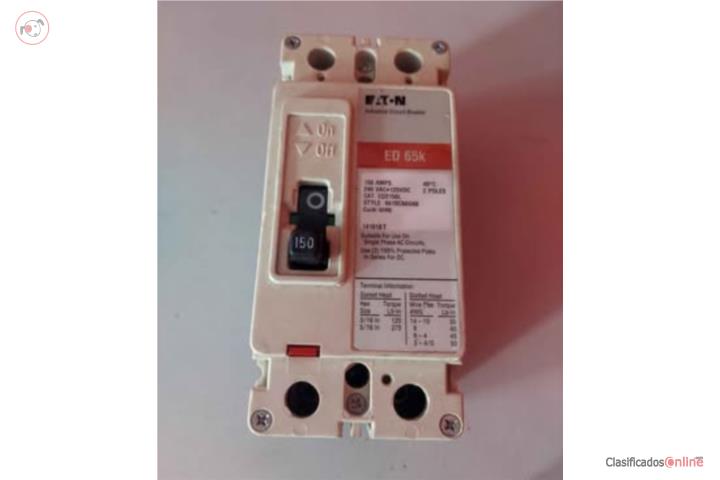 Breaker Eaton Molded Case ED2150L - 150amp. , Puerto Rico