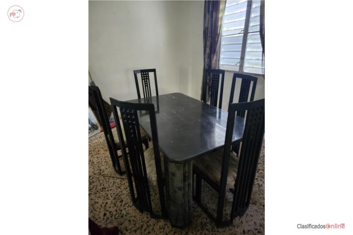Juego comedor marmol, Puerto Rico