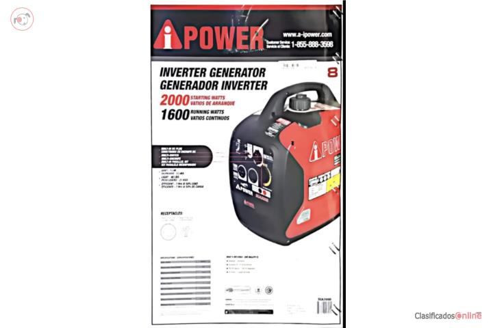 PLANTA ELÉCTRICA NUEVA EN CAJA 2000W, Puerto Rico