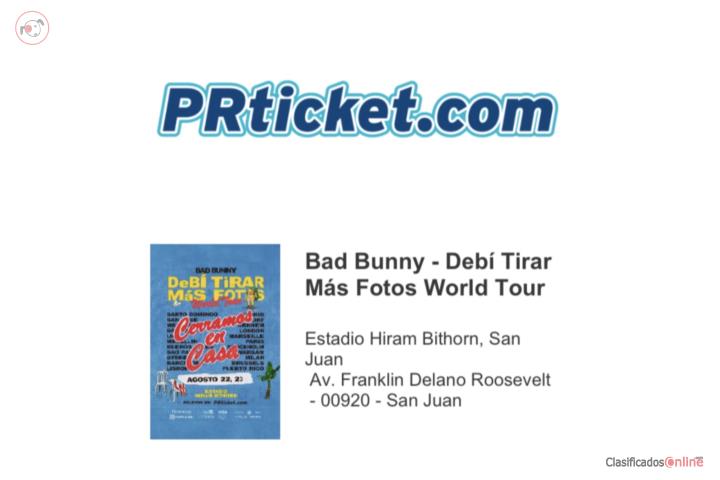BAD BUNNY 22 de agosto, Puerto Rico