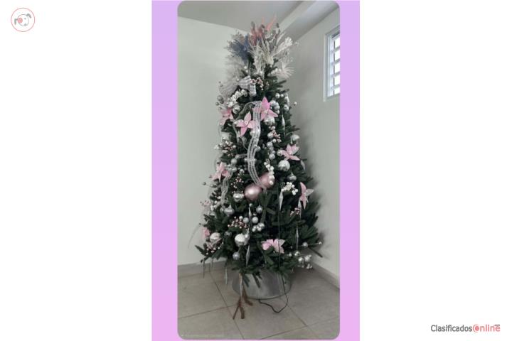 Arbol de navidad decorado, Puerto Rico