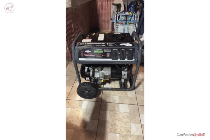 Planta eléctrica Brigs & Stratton 8500 whats, Puerto Rico