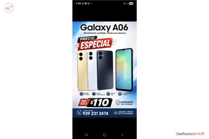 Samsung galaxy a06 nuevos de caja , Puerto Rico