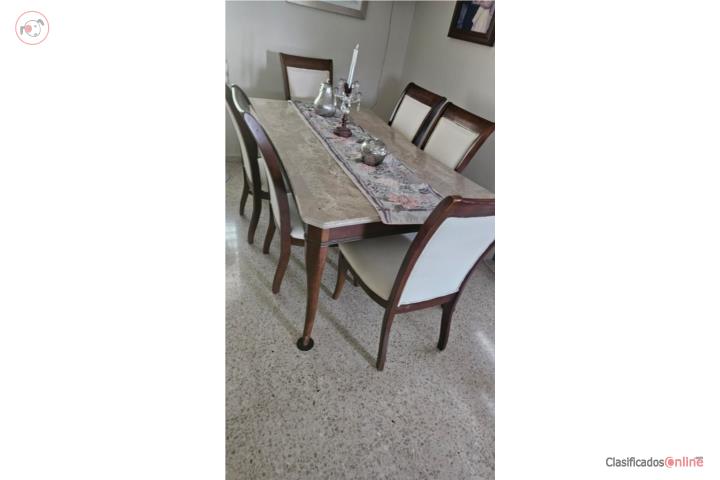 Juego comedor 6 sillas como nuevo, Puerto Rico