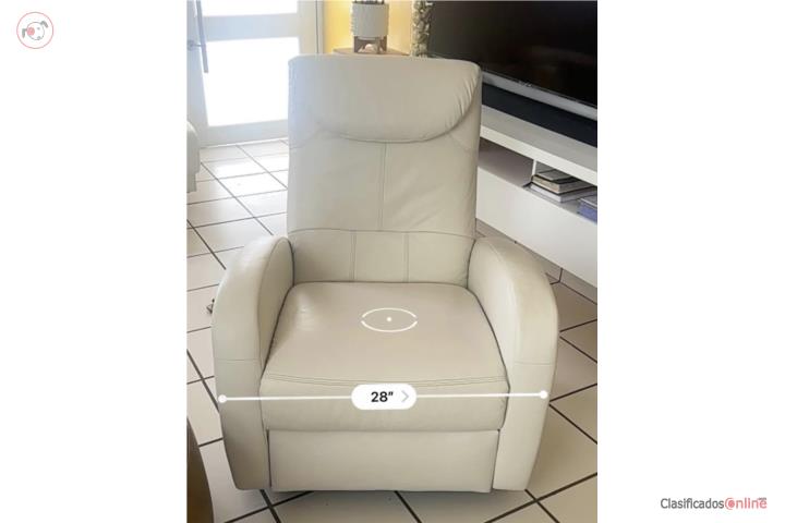 Reclinable leather Ambiente Moderno, Puerto Rico