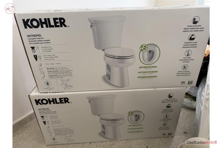 INODORO BLANCO KOHLER NUEVO EN CAJA $90, Puerto Rico