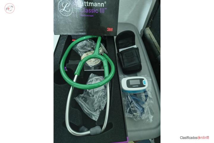 Estetoscopio littmann y oxímetro de pulso, Puerto Rico