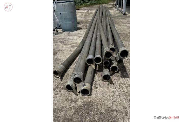 Tubos de aluminio de 30 pies para riego en Moca