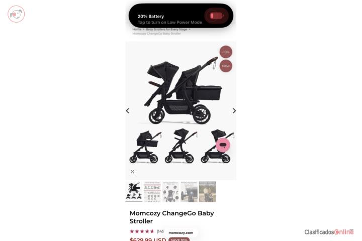 Choche momcozy para 2 bebes, Puerto Rico