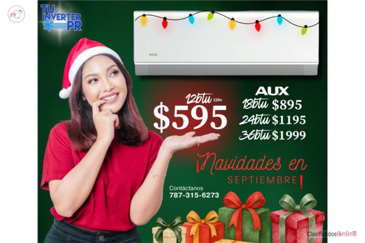Aire Acondicionado Inverter 12btu 220v NUEVO, Puerto Rico