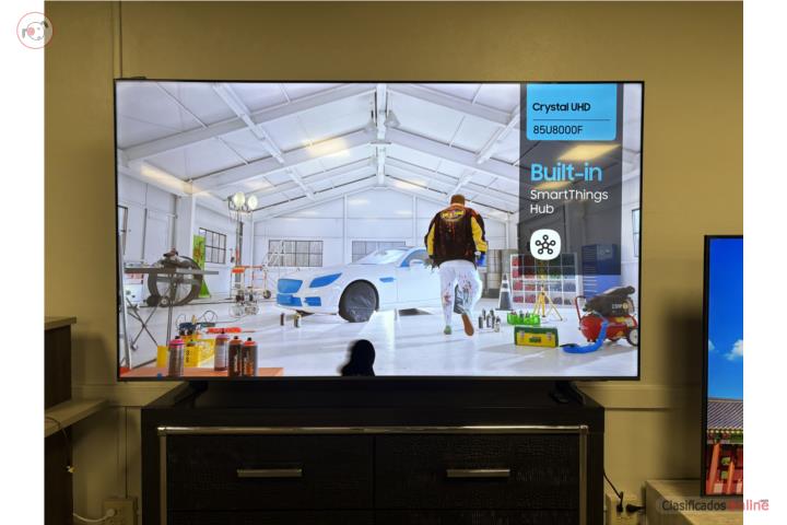 TV Samsung Crystal UHD de 85 en liquidación, Puerto Rico