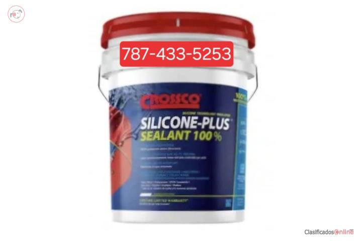 POTENTE SELLADOR CROSSCO 100% SILICONE PLUS , Puerto Rico