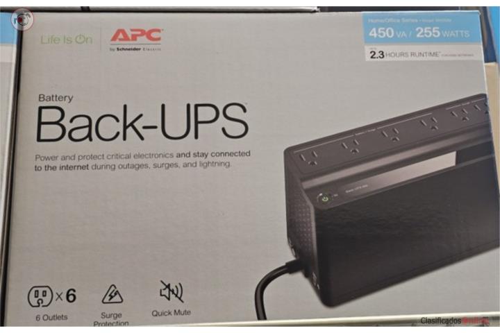 Battery Back Up APC 450VA (Nuevo en Caja), Puerto Rico