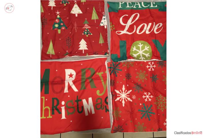 Covers navideños para cojines, Puerto Rico