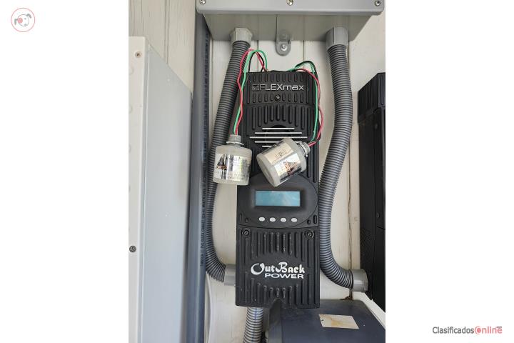 Outback Solar Controller with Two Lightning Arresters