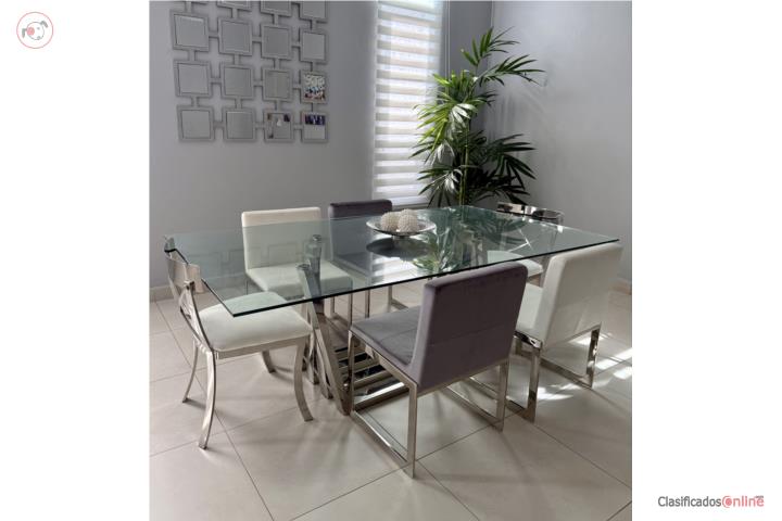 Juego de Comedor- 6 sillas , Puerto Rico