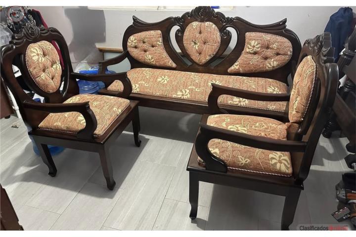 Juego de muebles en caoba, Puerto Rico