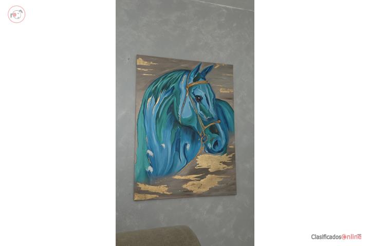 Obra original acrílico sobre lienzo 36 x 48, Puerto Rico