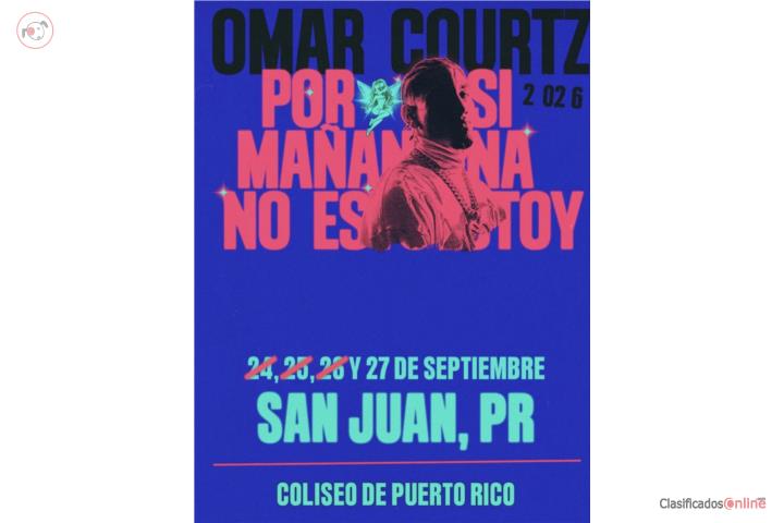 Taquillas para Omar courtz , Puerto Rico