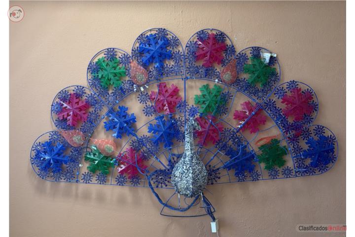 PAVO - Decoración de pared con luces, Puerto Rico