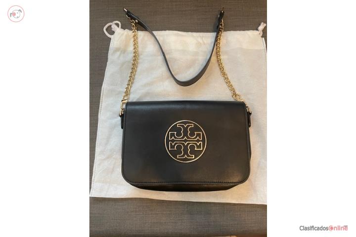 TORY BURCH REVA CLUTCH BLACK, Puerto Rico