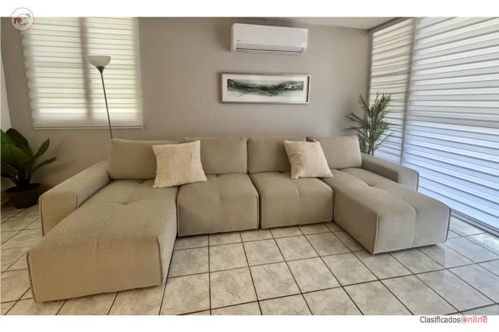 Sofa Modular- color crema, Puerto Rico