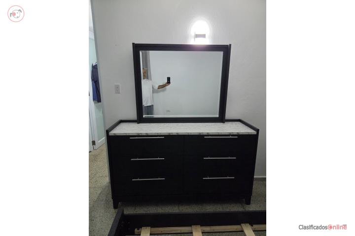 Dresser 6 gabetas y espejo, Puerto Rico