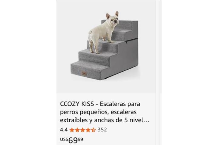 Escalera de Foam y tela para mascota nueva si Puerto Rico