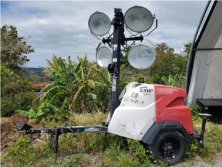 Equipo Construccion Puerto Rico Generador Torre de Luces 6K Motor Kubota