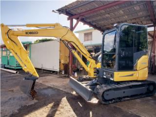 Equipo Construccion Puerto Rico Kobelco SK55SRX-6 Mini Excavator