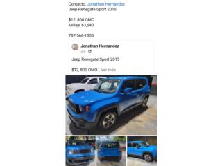 Jeep Puerto Rico Jeep Renegade del 2015 en $12,000 omo