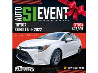 Toyota Puerto Rico 2022 Toyota Corolla LE OFERTA !!!!